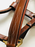 Licou de cuir 'Fancy Stitched'