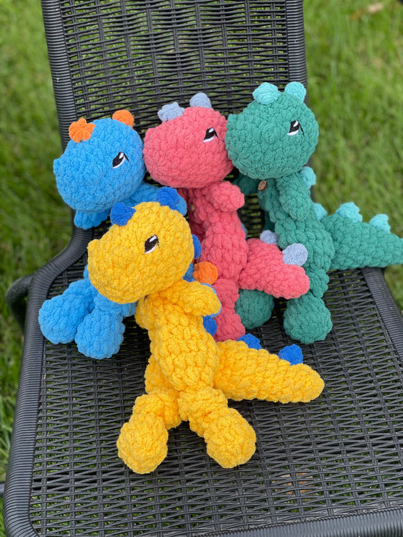 Peluche au crochet - moyenne - Dinos