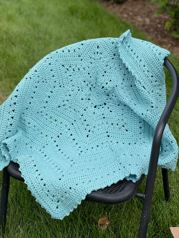 Couverture pour bébé au crochet