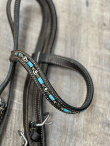 *USAGÉ* Bride Western Frontal Turquoise