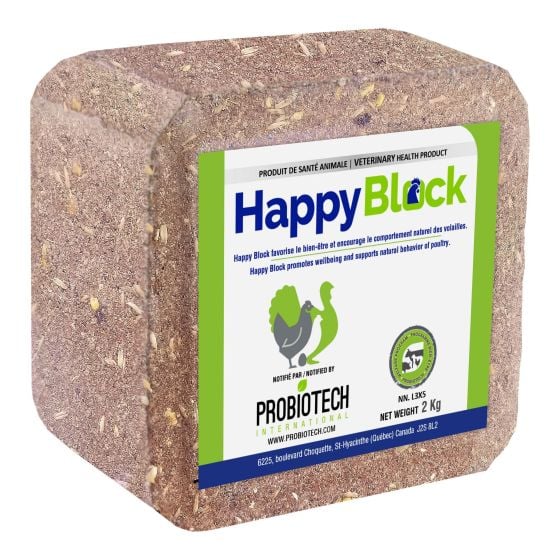 Happy Block - Bloc à Picorer pour Poules